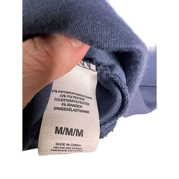 Gaiam Hudson butter soft Colorblock Hoodie blue sz M - Picture 6 of 6
